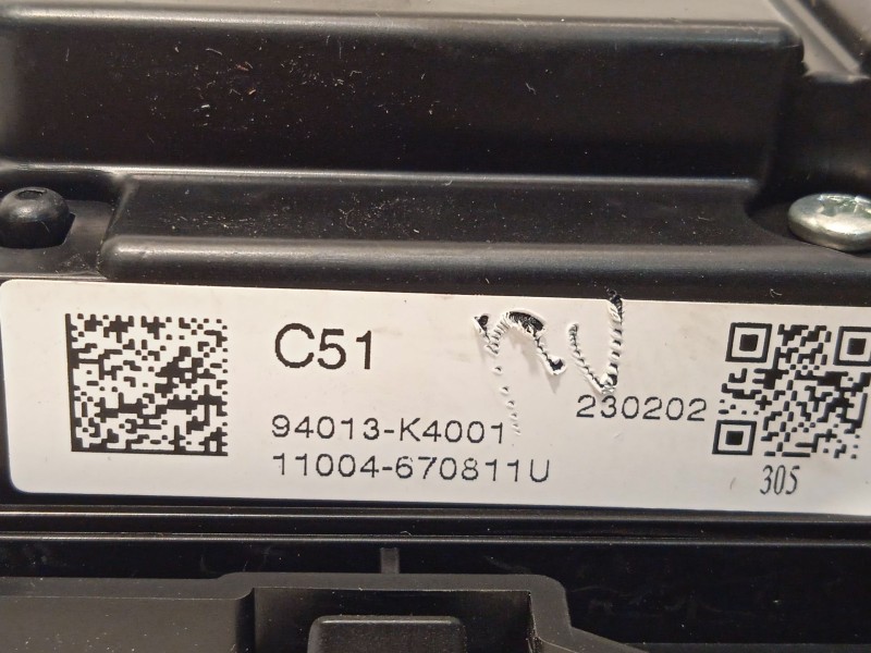 Recambio de cuadro instrumentos para hyundai kona (os, ose, osi) ev referencia OEM IAM 94013K4001  