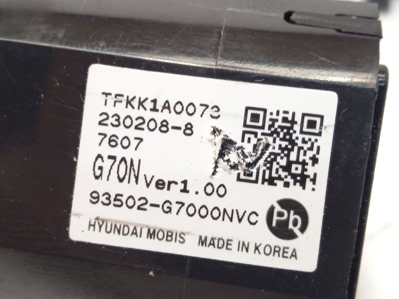 Recambio de conmutador de arranque para hyundai kona (os, ose, osi) ev referencia OEM IAM 81900G2700 93502G7000NVC 