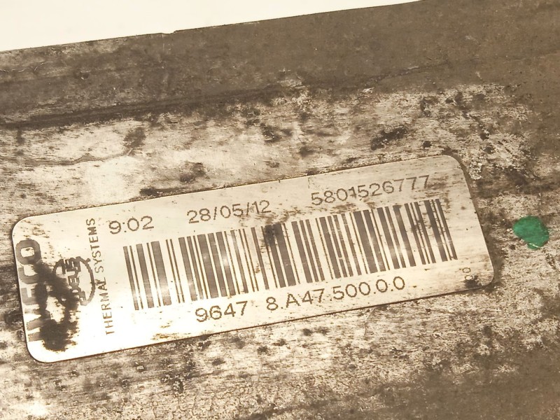 Recambio de intercooler para iveco daily v furgoneta 29s13, 29l13, 35c13, 35s13, 40c13, 40s13 referencia OEM IAM 5801526777  