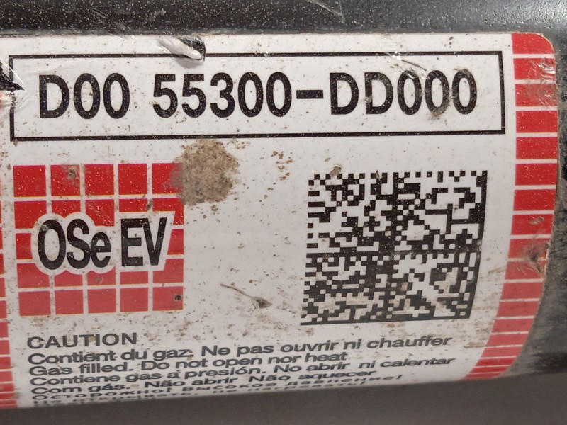 Recambio de amortiguador trasero derecho para hyundai kona (os, ose, osi) ev referencia OEM IAM 55300DD000 55307DD000 