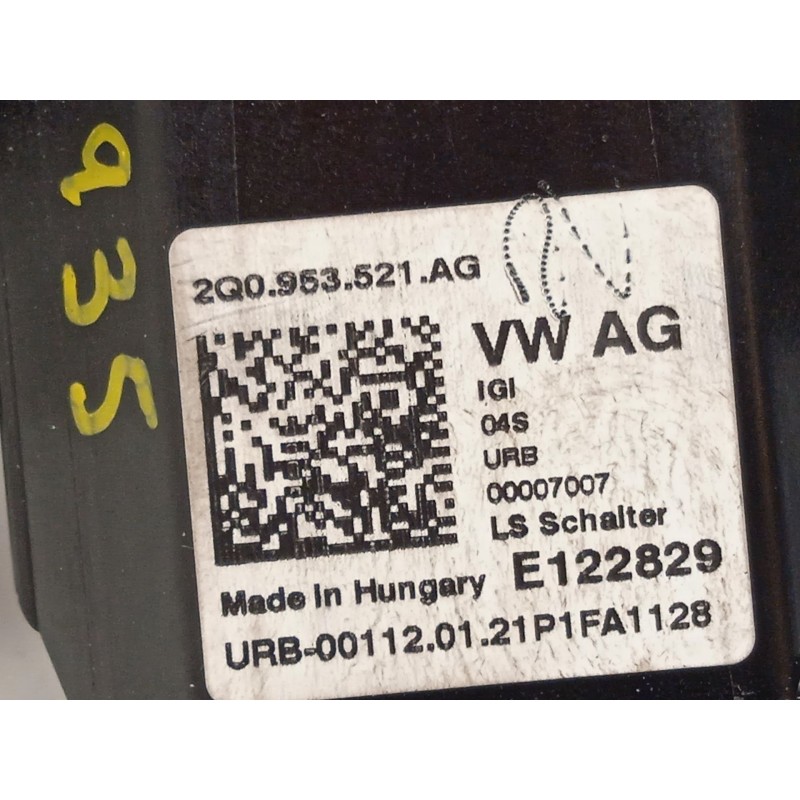 Recambio de mando intermitentes para skoda fabia 1.0 tsi referencia OEM IAM 2Q0953521AG  