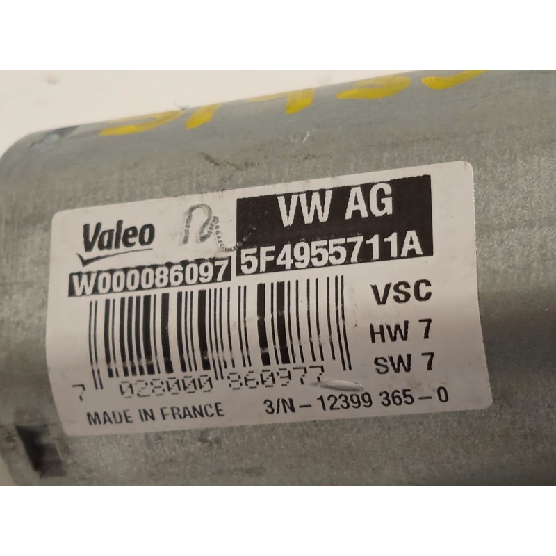 Recambio de motor limpia trasero para skoda fabia 1.0 tsi referencia OEM IAM 5F4955711A  W000086097