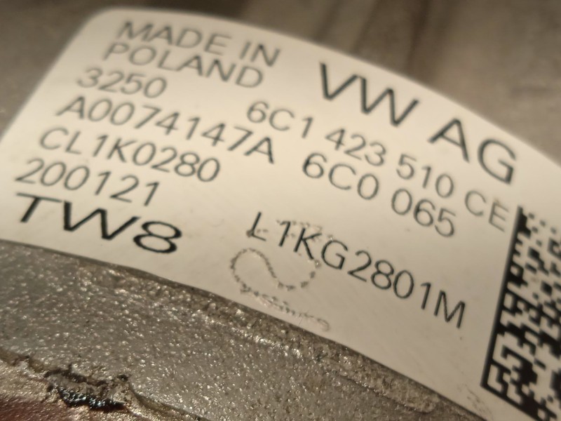 Recambio de columna direccion para skoda fabia 1.0 tsi referencia OEM IAM 6C1423510CE 6C1909144AK 