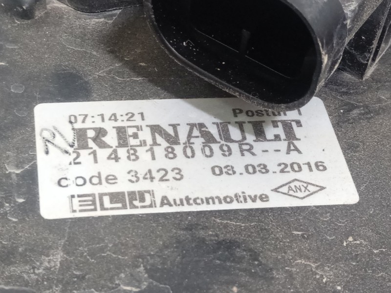 Recambio de electroventilador para renault captur i (j5_, h5_) 0.9 tce 90 referencia OEM IAM 214818009R  