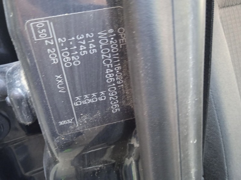 opel signum hatchback (z03) del año 2006