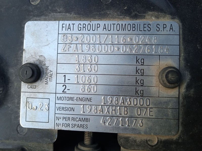 fiat bravo ii (198_) del año 2010