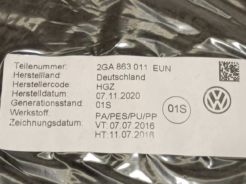 Recambio de juego alfombrillas para volkswagen t-roc advance referencia OEM IAM 2GA863011EUN  