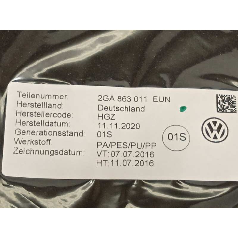 Recambio de juego alfombrillas para volkswagen t-roc advance referencia OEM IAM 2GA863011EUN  