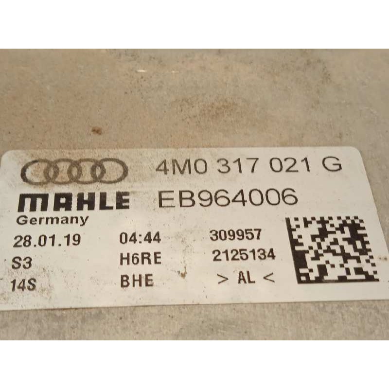 Recambio de enfriador aceite cambio para audi a8 (4n2/4n8) 50 tdi quattro referencia OEM IAM 4M0317021G  