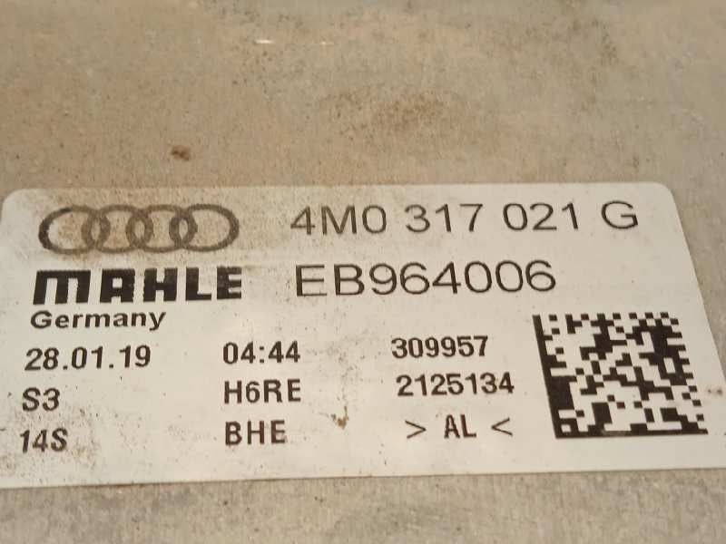 Recambio de enfriador aceite cambio para audi a8 (4n2/4n8) 50 tdi quattro referencia OEM IAM 4M0317021G  