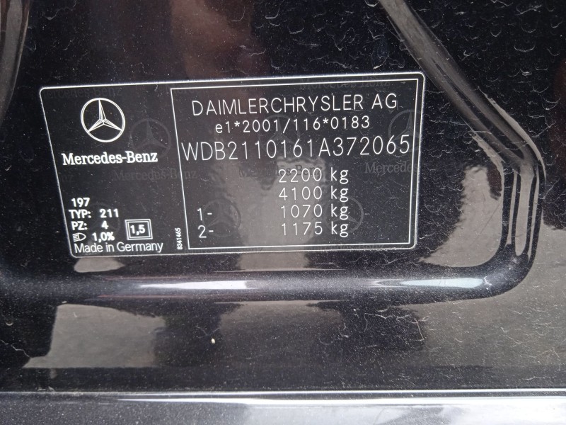 mercedes-benz clase e (w211) del año 2003