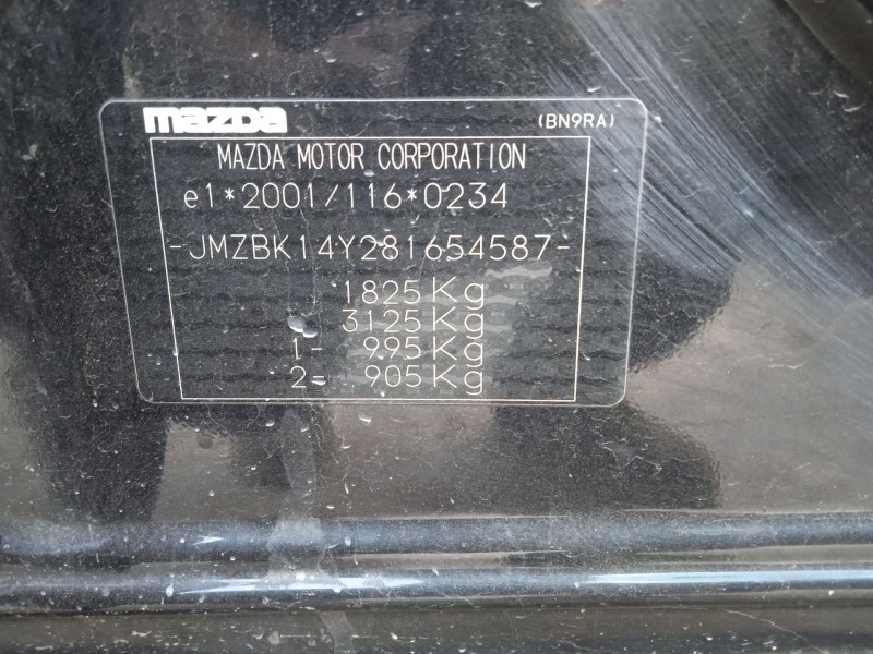 mazda 3 (bk) del año 2007