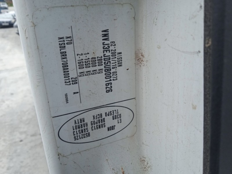 nissan interstar autobús (x70) del año 2004