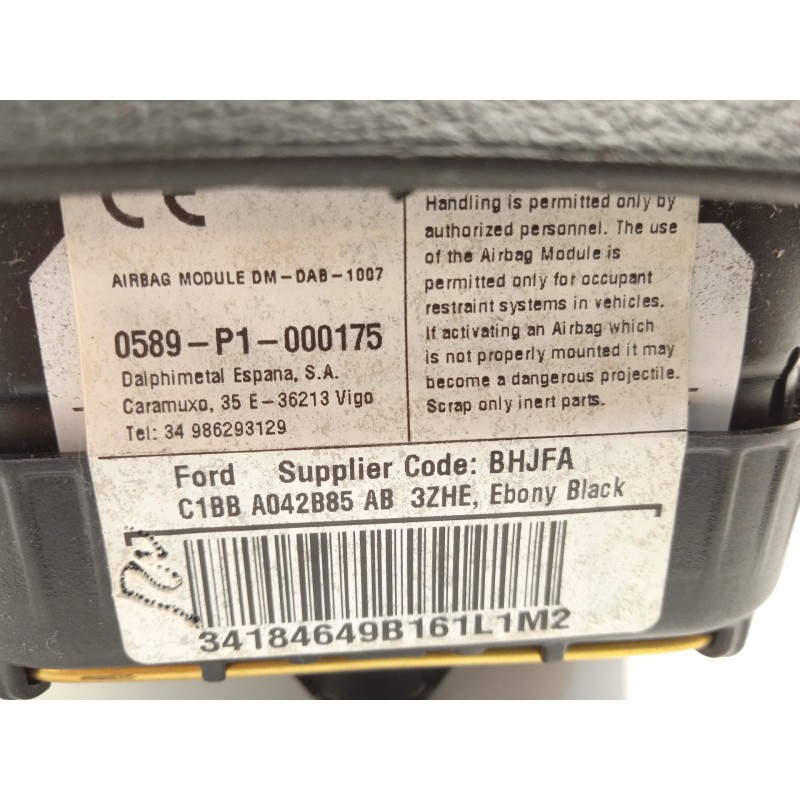 Recambio de airbag delantero izquierdo para ford fiesta (ccn) trend referencia OEM IAM C1BBA042B85AB 1899083 