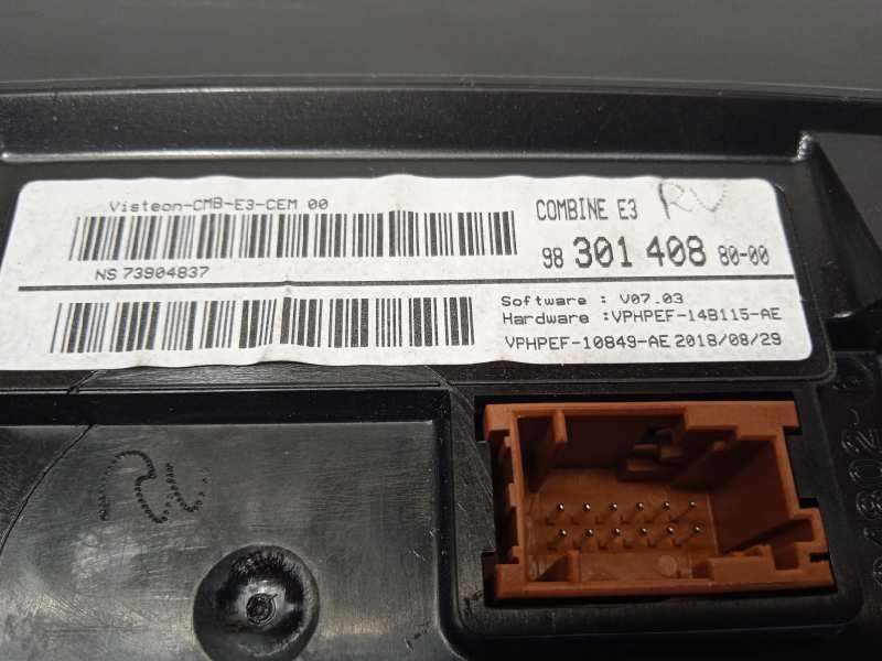 Recambio de cuadro instrumentos para citroën c4 cactus shine referencia OEM IAM 9830140880 9830087680 - Blanco 5