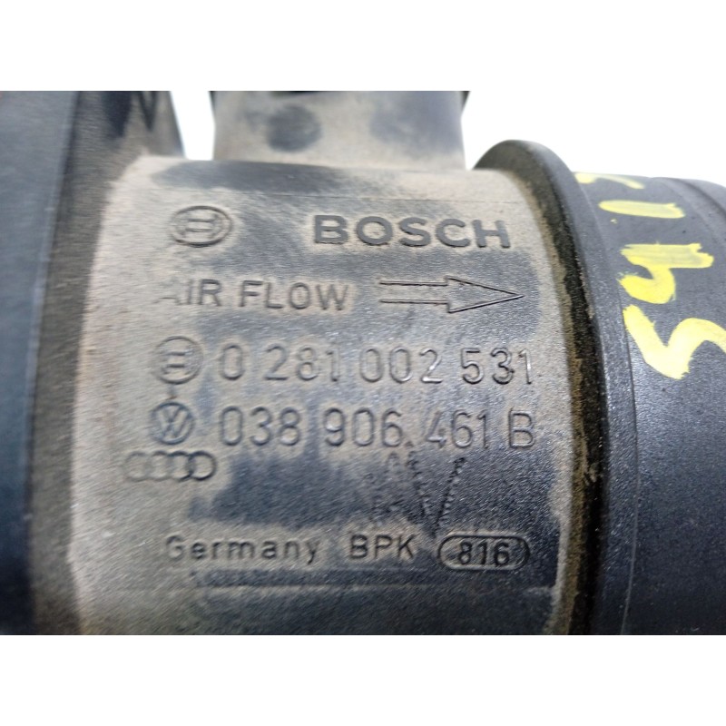 Recambio de caudalimetro para skoda fabia ii (542) 1.4 tdi referencia OEM IAM 038906461B  0281002531