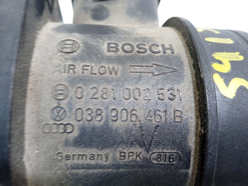 Recambio de caudalimetro para skoda fabia ii (542) 1.4 tdi referencia OEM IAM 038906461B  0281002531