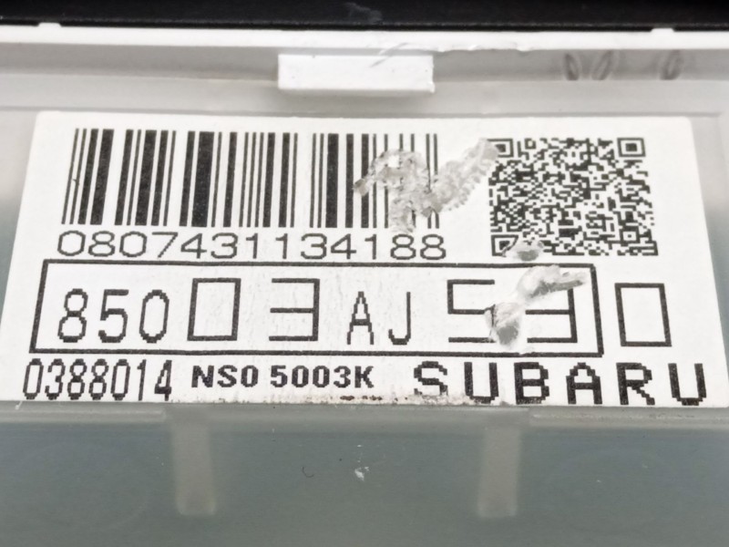 Recambio de cuadro instrumentos para subaru legacy kombi/outback b14 2.5 cat referencia OEM IAM 85003AJ530  