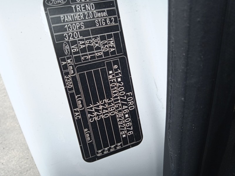 ford transit custom v362 autobús (f3) del año 2018