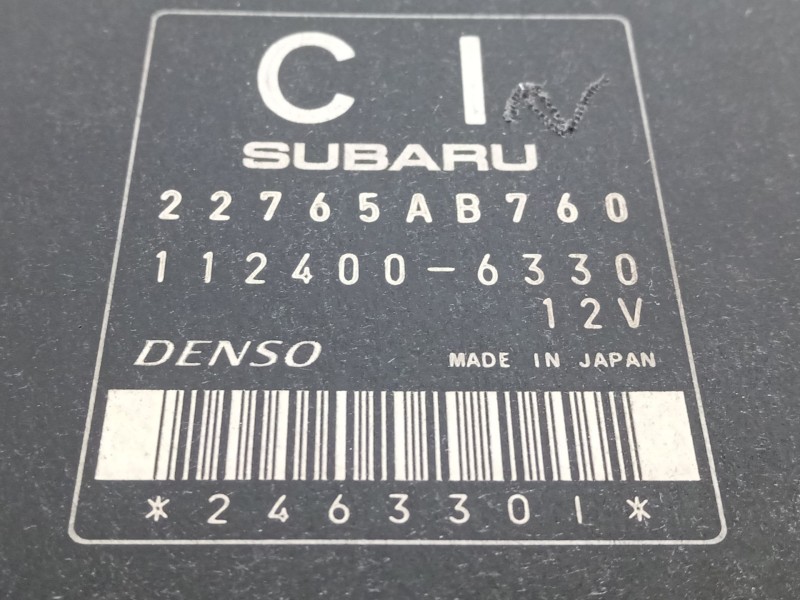 Recambio de modulo electronico para subaru legacy kombi/outback b14 2.5 cat referencia OEM IAM 22765AB760  1124006330