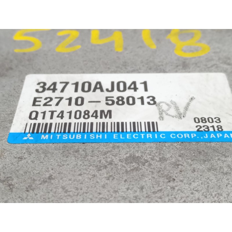 Recambio de modulo electronico para subaru legacy kombi/outback b14 2.5 cat referencia OEM IAM 34710AJ041 Q1T41084M E271058013