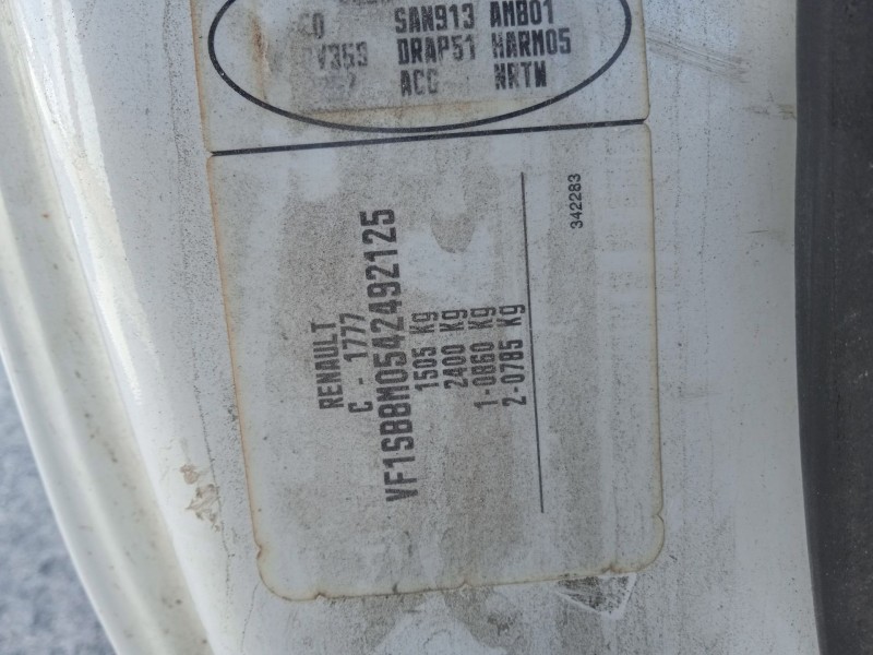 renault clio iii (br0/1, cr0/1) del año 2010