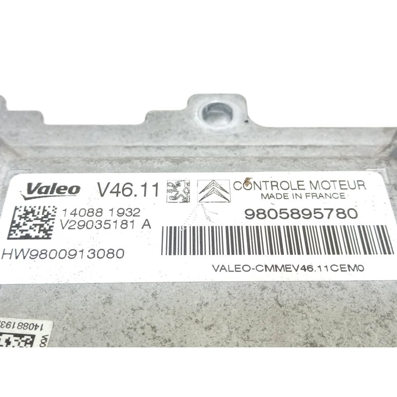 Recambio de centralita motor uce para citroën c3 tonic referencia OEM IAM 9805895780  