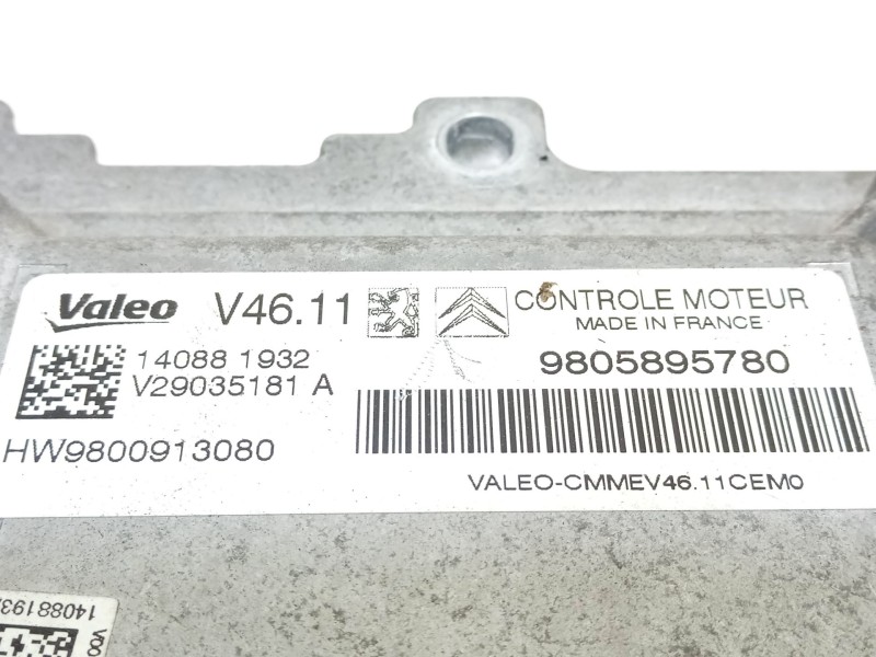 Recambio de centralita motor uce para citroën c3 tonic referencia OEM IAM 9805895780  