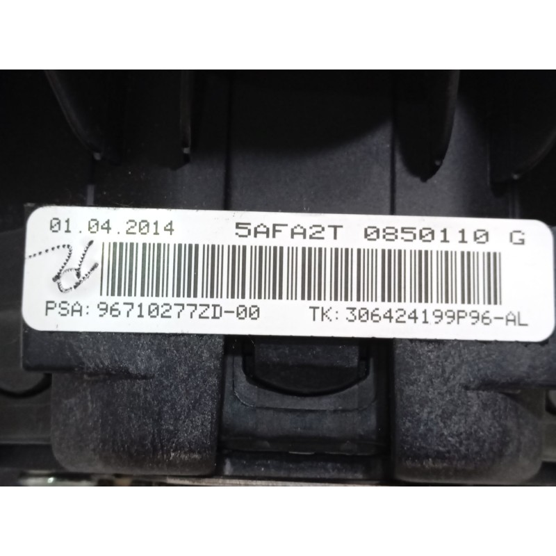 Recambio de airbag delantero izquierdo para citroën c3 tonic referencia OEM IAM 96710277ZD 16238208ZD 