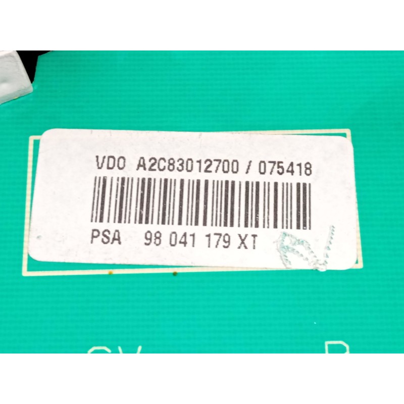 Recambio de cuadro instrumentos para citroën c3 tonic referencia OEM IAM 98041179XT  