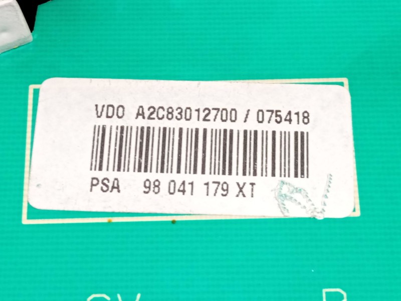 Recambio de cuadro instrumentos para citroën c3 tonic referencia OEM IAM 98041179XT  