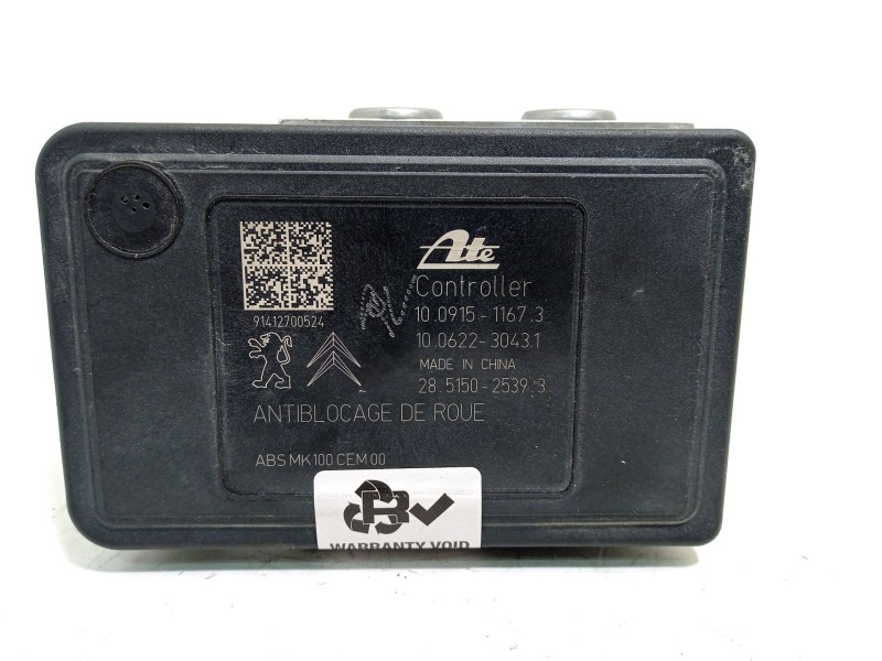 Recambio de abs para citroën c3 tonic referencia OEM IAM 9802460680  10022001214