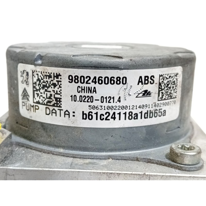 Recambio de abs para citroën c3 tonic referencia OEM IAM 9802460680  10022001214
