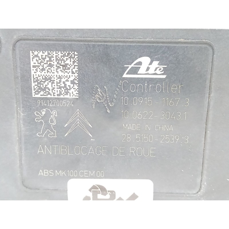 Recambio de abs para citroën c3 tonic referencia OEM IAM 9802460680  10022001214
