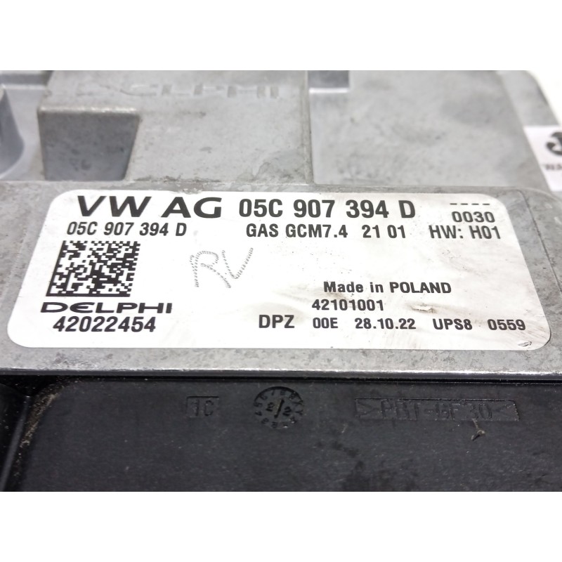 Recambio de centralita motor uce para seat ibiza (kj1) 1.0 fr referencia OEM IAM 05C907394D  42022454