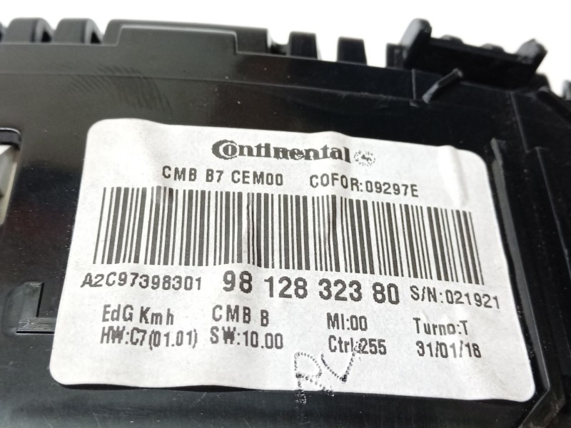 Recambio de cuadro instrumentos para citroën c4 lim. tonic referencia OEM IAM 9812832380  A2C97398301