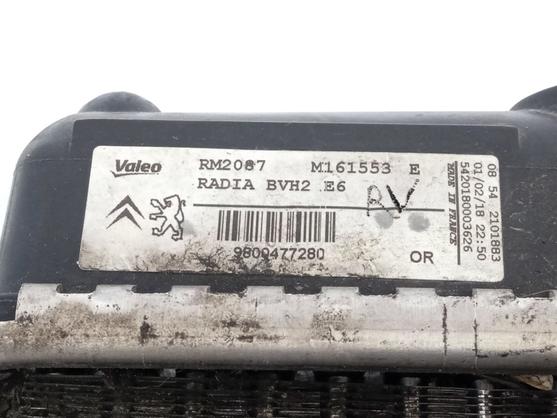 Recambio de radiador agua para citroën c4 lim. tonic referencia OEM IAM 9800477280  M161553