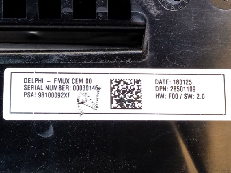 Recambio de mando climatizador para citroën c4 lim. tonic referencia OEM IAM 98100092XF  