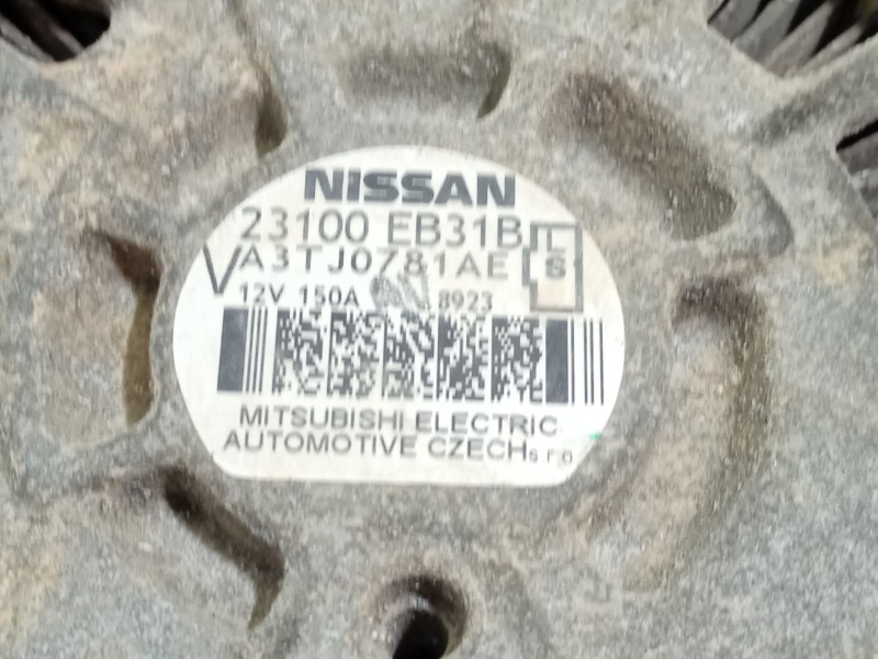Recambio de alternador para nissan pathfinder (r51) 2.5 dci diesel cat referencia OEM IAM 23100EB31B  VA3TJ0781AE