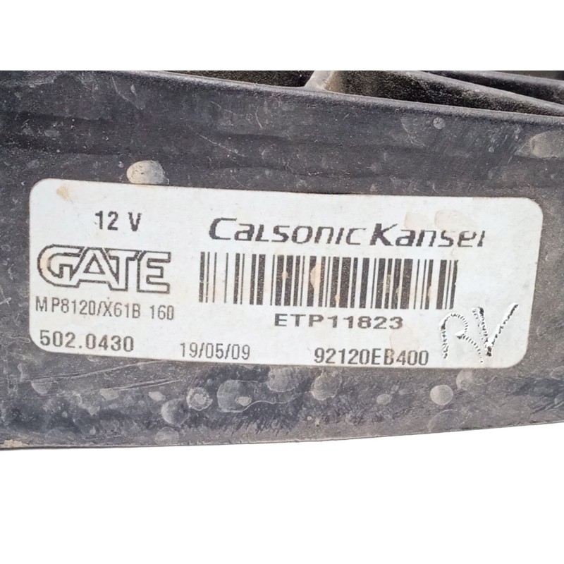 Recambio de electroventilador para nissan pathfinder (r51) 2.5 dci diesel cat referencia OEM IAM 92120EB400  