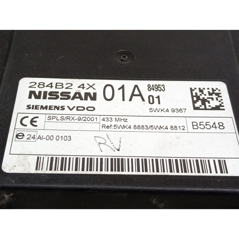 Recambio de modulo electronico para nissan pathfinder (r51) 2.5 dci diesel cat referencia OEM IAM 284B24X01A  