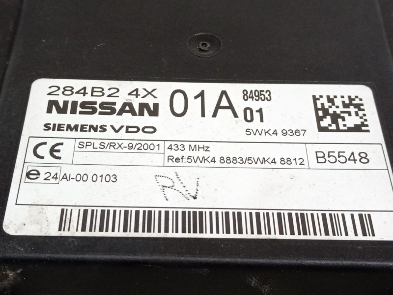 Recambio de modulo electronico para nissan pathfinder (r51) 2.5 dci diesel cat referencia OEM IAM 284B24X01A  