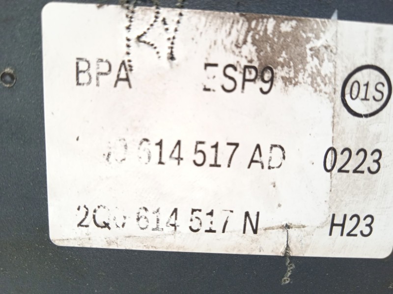 Recambio de abs para volkswagen polo 1.0 tsi referencia OEM IAM 2Q0614517AD 2265106584 269902