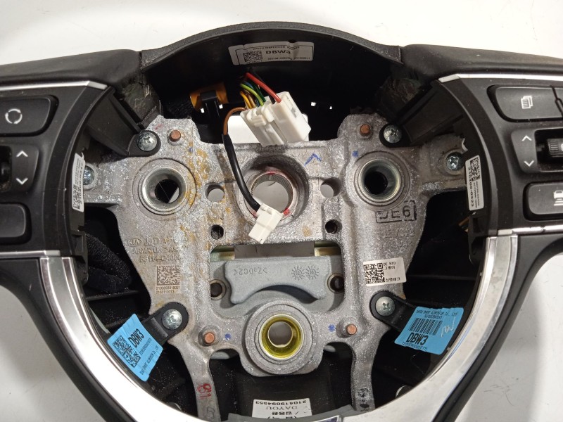 Recambio de volante para kia niro i (de) 1.6 gdi hybrid referencia OEM IAM 56100G5BW0DX3  