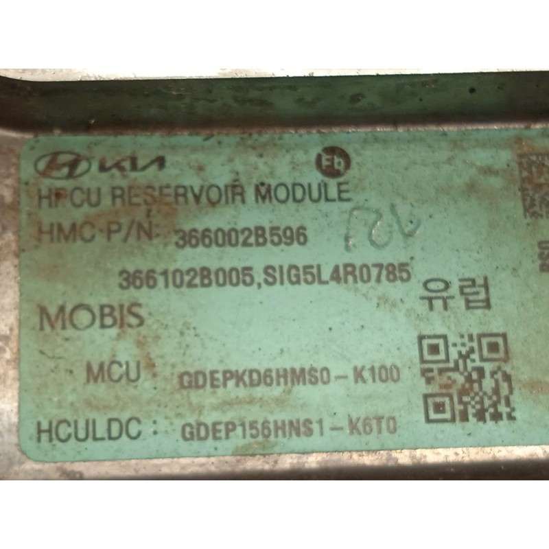 Recambio de convertidor potencia para kia niro i (de) 1.6 gdi hybrid referencia OEM IAM 366002B596  