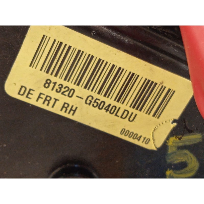 Recambio de cerradura puerta delantera derecha para kia niro i (de) 1.6 gdi hybrid referencia OEM IAM 81320G5040  