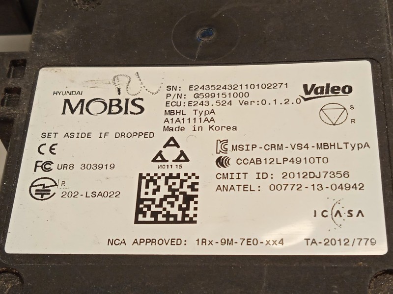 Recambio de sensor para kia niro i (de) 1.6 gdi hybrid referencia OEM IAM G599151000  