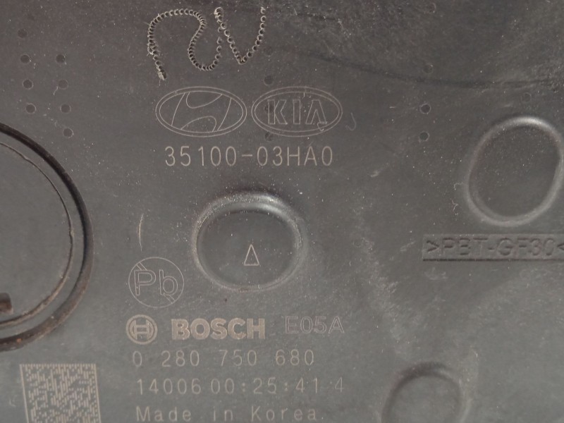 Recambio de caja mariposa para kia niro i (de) 1.6 gdi hybrid referencia OEM IAM 3510003HA0  0280750680