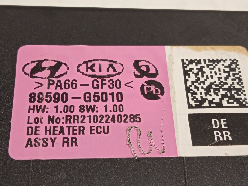 Recambio de modulo electronico para kia niro i (de) 1.6 gdi hybrid referencia OEM IAM 89590G5010  