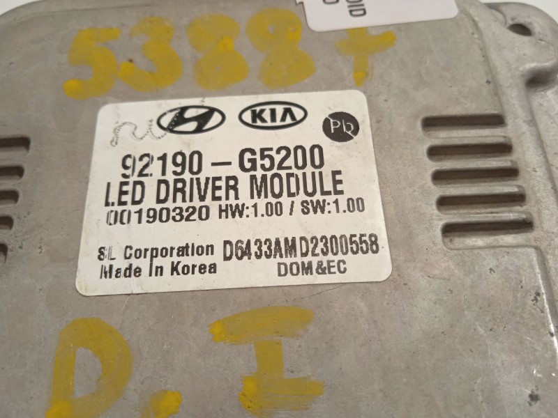 Recambio de centralita led izquierda para kia niro i (de) 1.6 gdi hybrid referencia OEM IAM 92190G5200  
